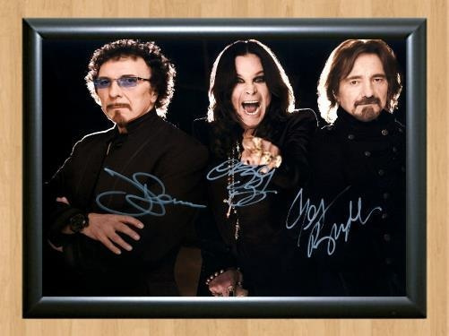 Black Sabbath Group Signed Autographed Photo Poster painting Poster Print Memorabilia A3 Size 11.7x16.5