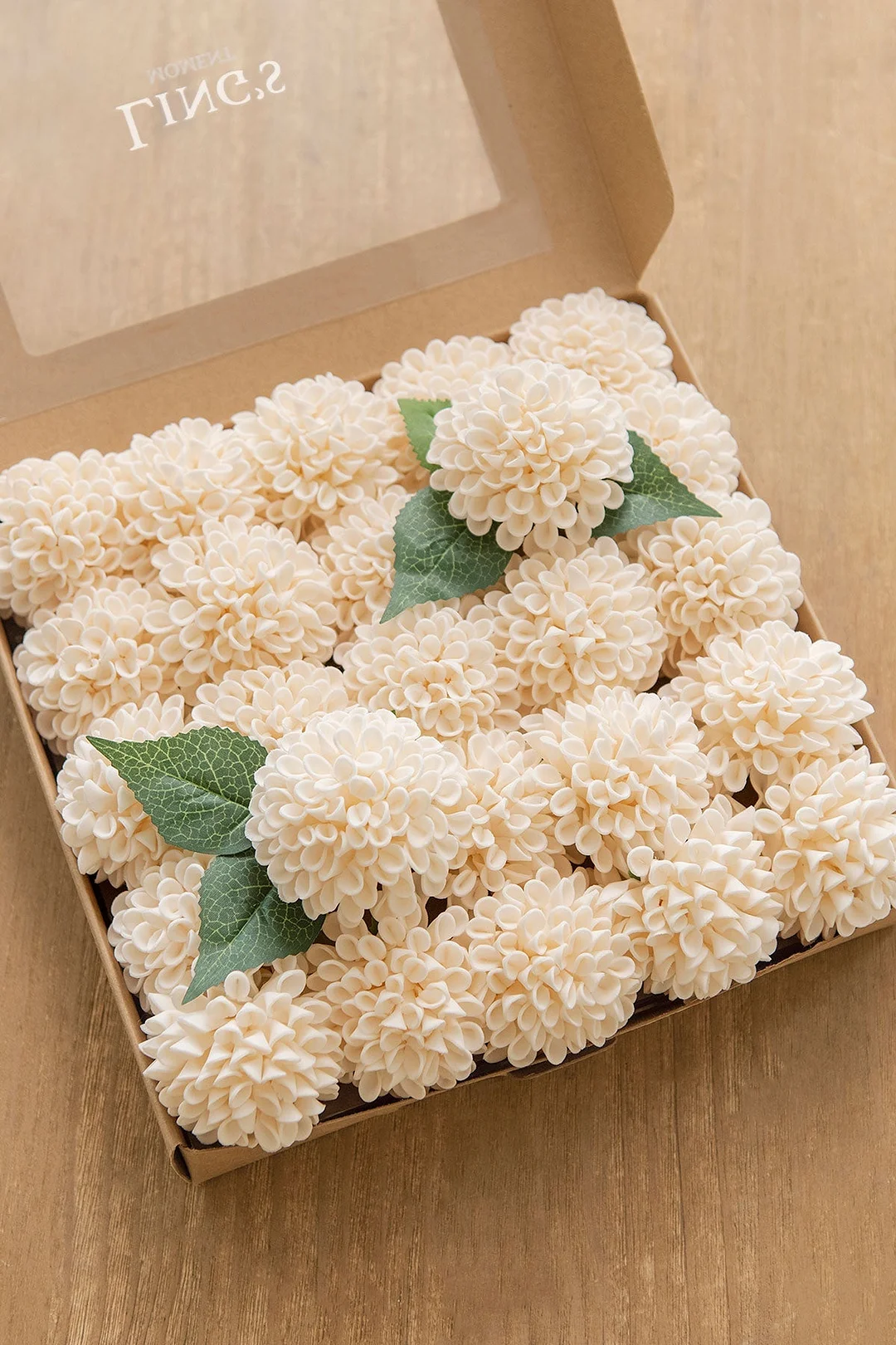 2.5" Foam Dahlia with Stem - 8 Colors