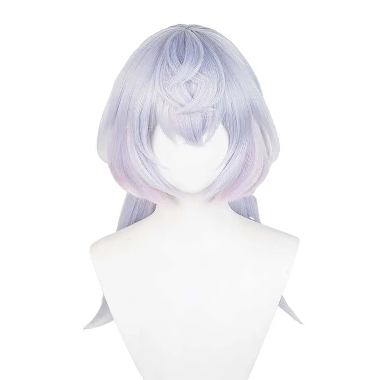 Genshin Impact Sigewinne Light Purple Wigs Cosplay Accessories Halloween Carnival Props