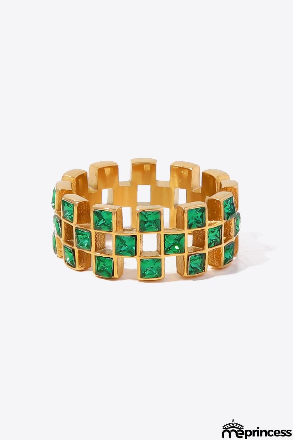 Contrast Stainless Steel 18K Gold-Plated Ring