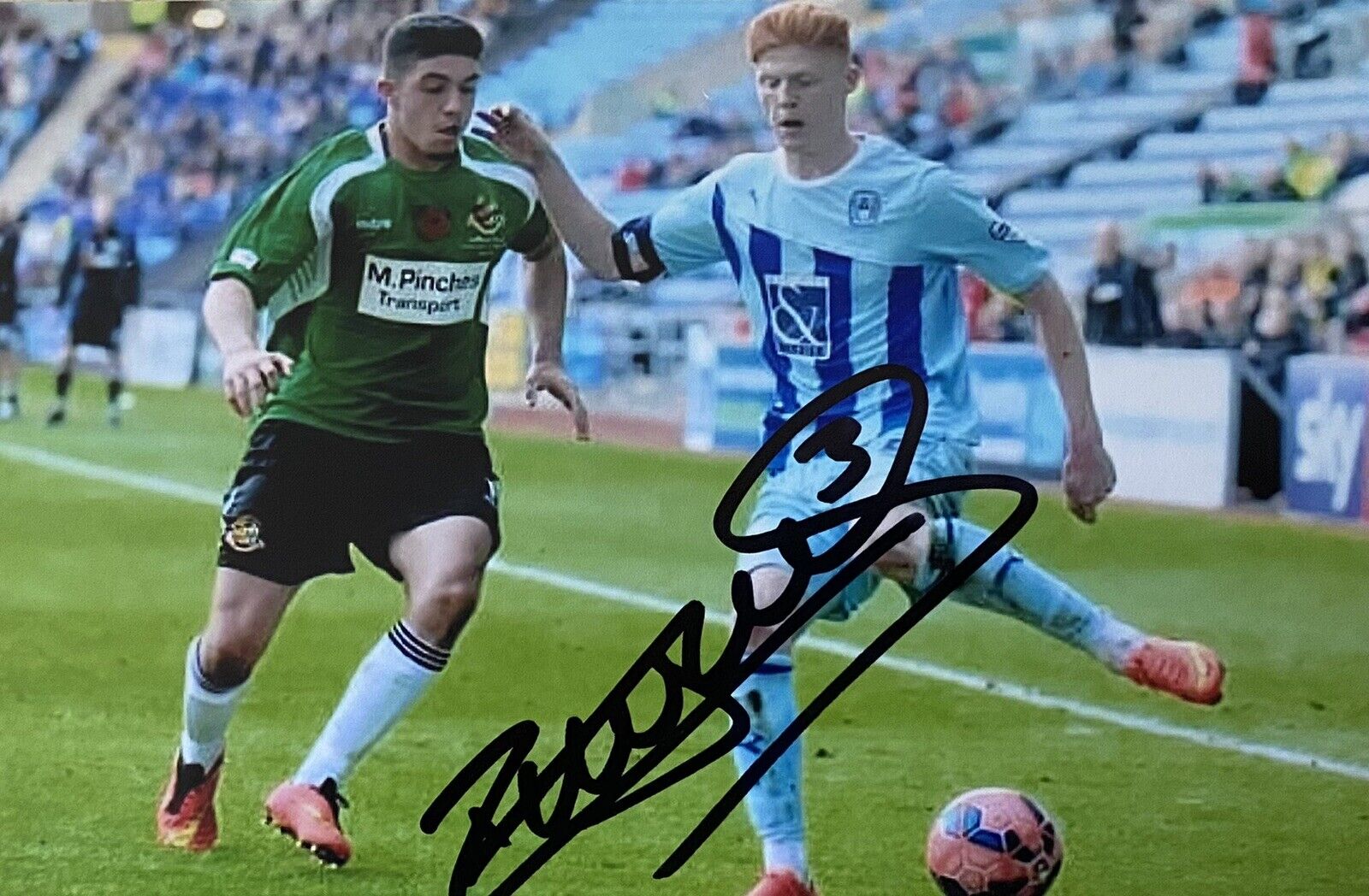 Ryan Haynes Genuine Hand Signed Coventry City 6X4 Photo Poster painting