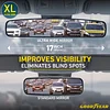 Goodyear 17&rdquo; Panoramic Rear View Mirror &ndash; Universal Wide Angle Rear View Mirror for Car/SUV/Truck &ndash; Anti-Glare, Clip-On Large Rearview Extender for Safer Driving & Parking