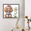 Diamond Painting-DIY Crystal Rhinestone Teddy Dog