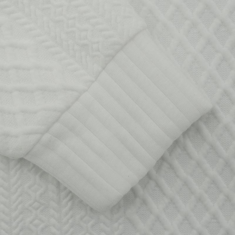 Men's Spring/Fall Stand Collar Long Sleeve Casual Outdoor Jacquard Knit Sweatshirt |     New Arrival polo man Ribbed Pullover Round Neck Pullover