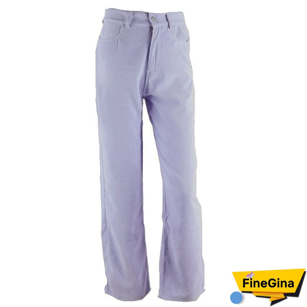 Slim Fit Cord Pants Straight Leg Corduroy Trousers