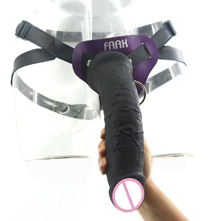 pornhint Pornhint Big-silicone-huge-realistic-strapon-dildo-leather-strap on-huge-penis-suction Vibrator