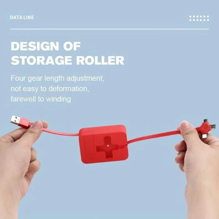 🔥Last Day 50% OFF🎁3-in-1 Data Cable Phone Stand