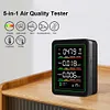 Smart Air Quality Monitor Real-Time Indoor WiFi Air Quality Detector for AQI CO2