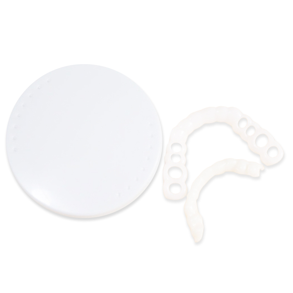 

Teeth Veneer Whitening Snap On Smile Denture Smile Teeth Fake Tooth Cover, 501 Original
