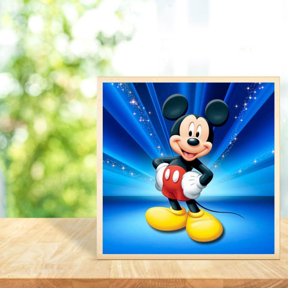 Glass Painting Mickey Mouse 30*40cm(canvas) full round drill diamond  painting