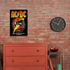 AC/DC - Panneaux en &eacute;tain m&eacute;tallique(20*30cm/30*40cm) - Musique