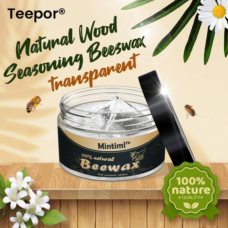 Teepor® Cire d\'abeille pour l\'entretien du bois (transparente)