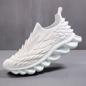 White 3D-printed Shoes Model1