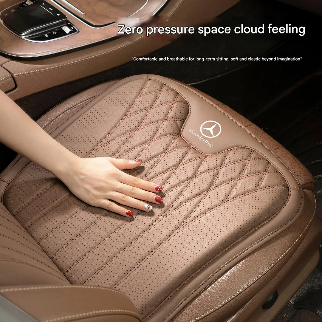 All-Season Universal Nappa leather Seat Cushions (with Logo)