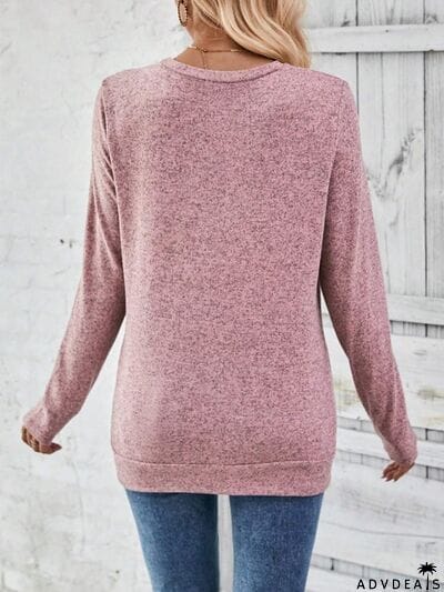 Round Neck Long Sleeve T-Shirt