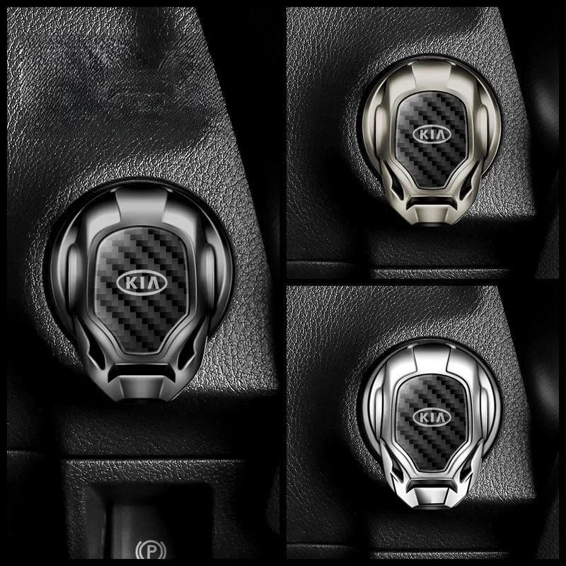 Car one-button start protection cover decorative ignition switch button