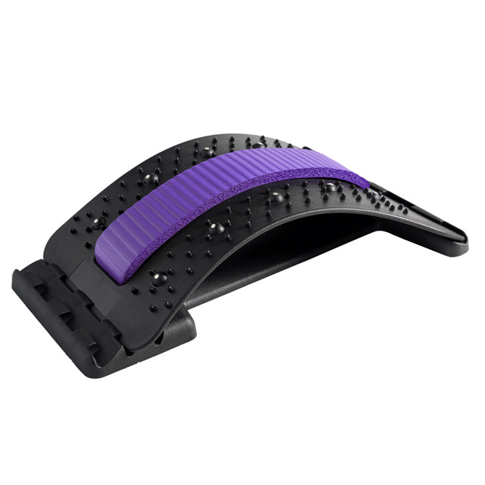 

Back Massager Stretcher Fitness Lumbar Support Massage Equipment (Purple, 501 Original