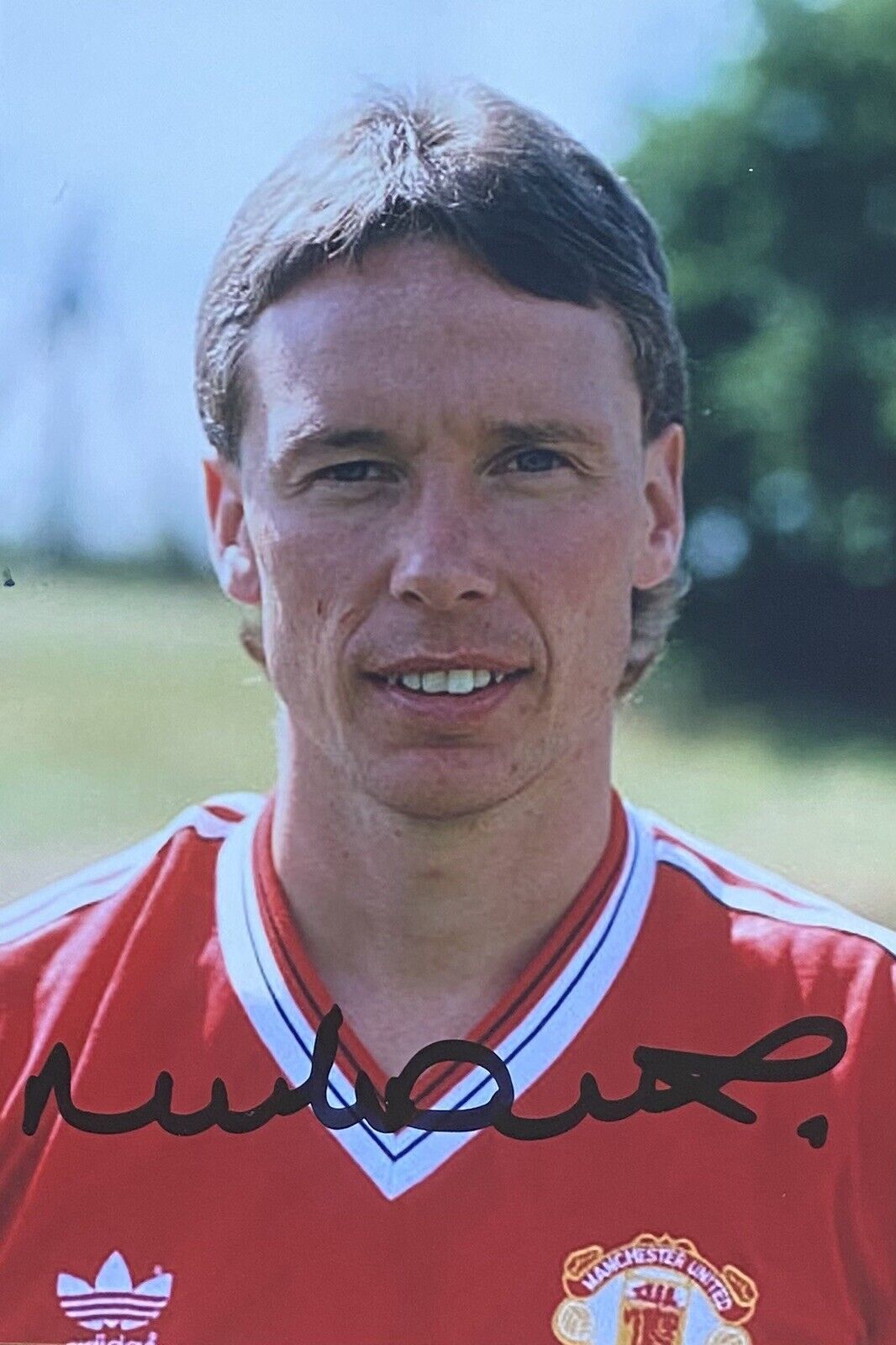 Mike Duxbury Genuine Hand Signed Manchester United 6X4 Photo Poster painting 9