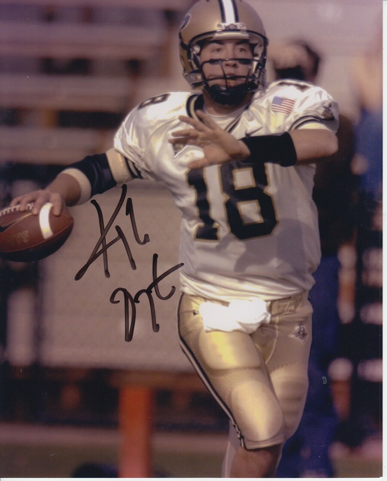 Kyle Orton #0 8x10 Signed Photo Poster painting w/ COA Purdue Boilermakers -