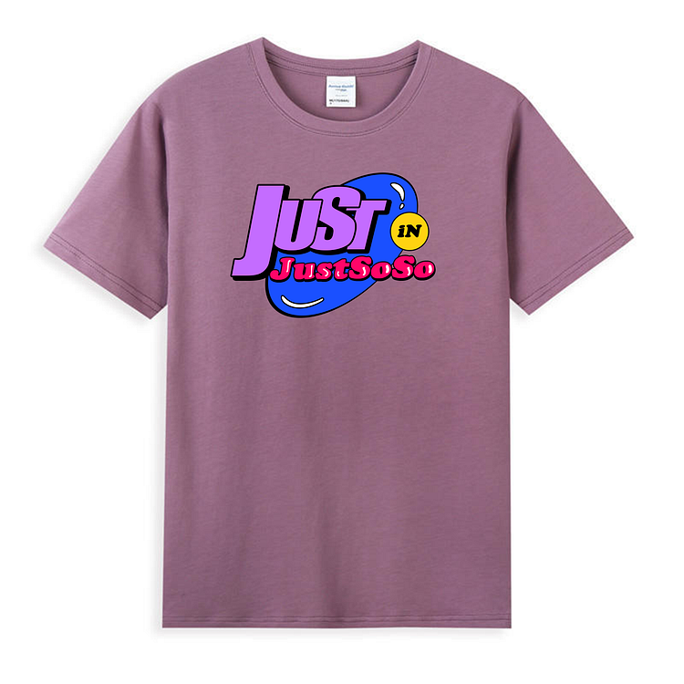 Unisex Just In JustSoSo Shirts Grape Purple