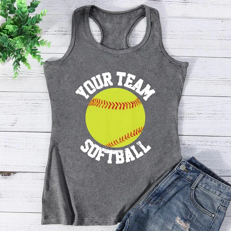 YOUR TEAM SOFTBALL Vest Top