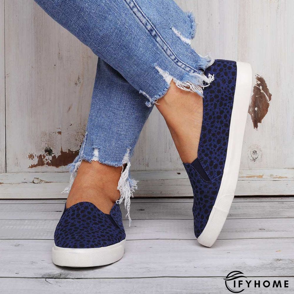 Women Fashion Leopard Loafers All Season Flat Shoes | IFYHOME