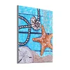 Starfish  | Crystal Rhinestone  | Full Round Diamond Painting Kits