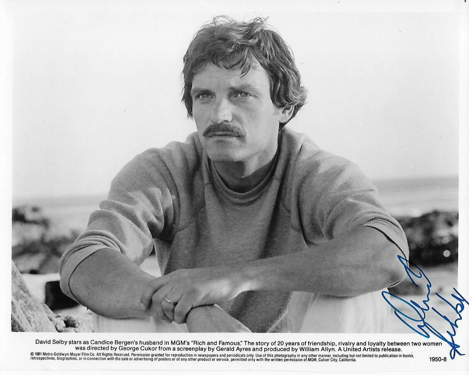 David Selby Original Autographed Photo Poster painting 8x10