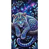 Kit de peinture en diamant DIY paysager, perceuse ronde 5D pour adultes 40x70cm