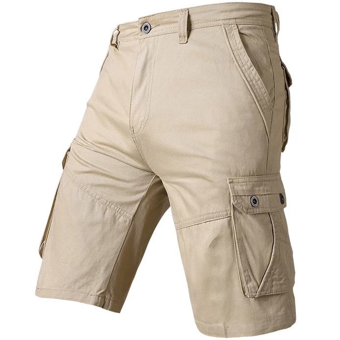 Men's Outdoor Multi-pocket Cotton Cargo Shorts