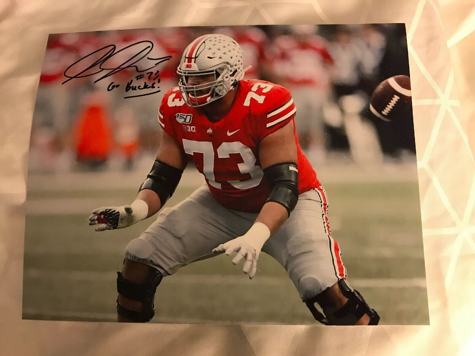 Jonah Jackson Ohio State Buckeyes signed autographed 8x10 football Photo Poster painting B