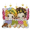 Sleep in Row-14CT Stamped Cross Stitch Kit(23*21cm)