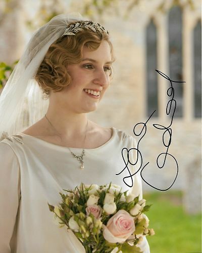 Laura Carmichael downton abbey authentic hand signed autograph Photo Poster painting AFTAL COA 1