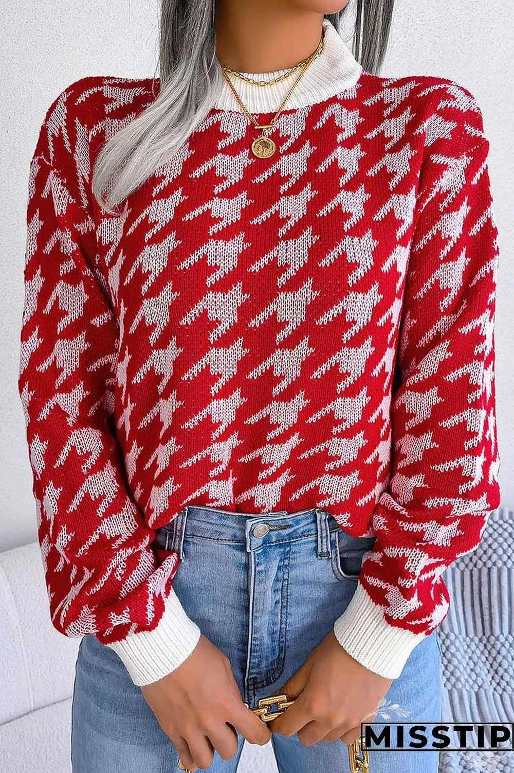 Black Casual Patchwork O Neck Tops