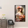 (40*60cm)Flower Beauty - Full Round Drill Diamond Painting