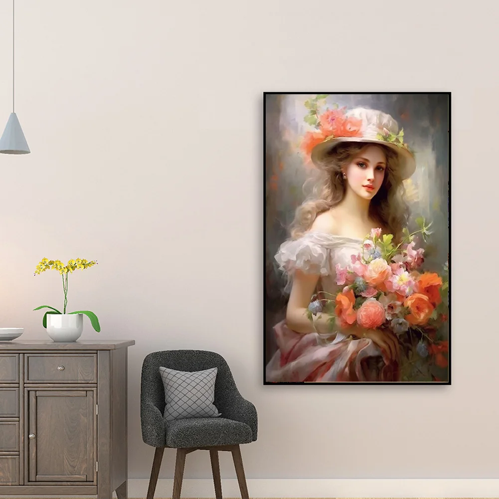 Diamond Painting - Full Round Drill - Flower Beauty(Canvas|40*60cm)