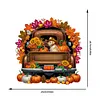 2Pcs citrouille voiture - 5d bricolage artisanat pendentif