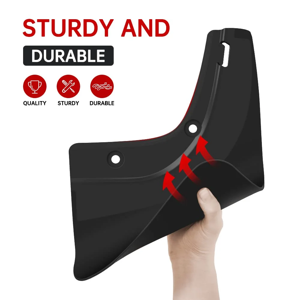 YONZEE Tesla Set of 4 Mud Flaps For Tesla Model Y