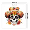 Skull-11CT Stamped Cross Stitch 40*40cm/15.75*15.75in tapestrymarket