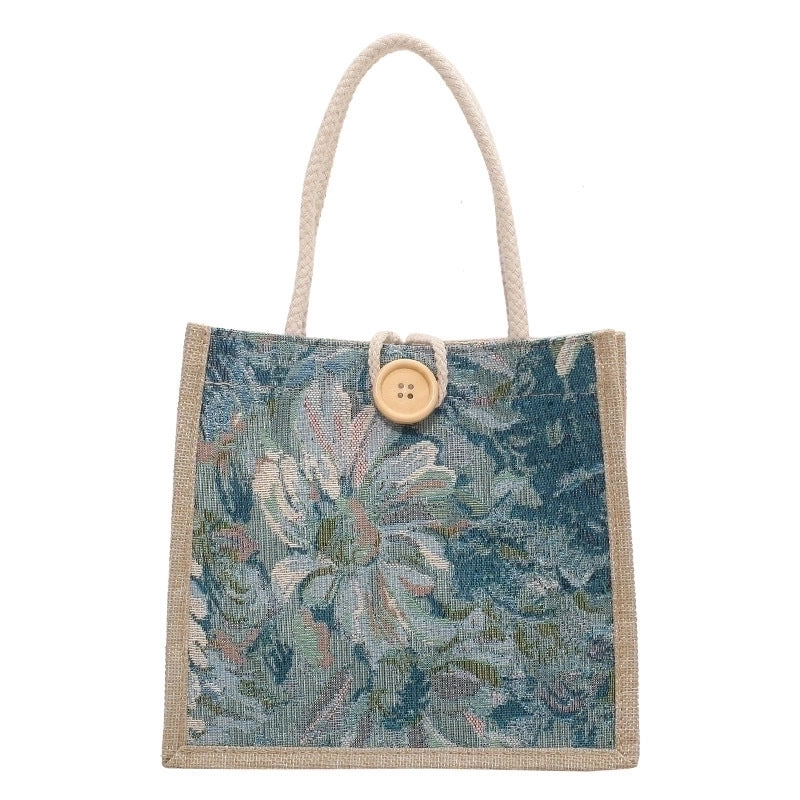 Women’s Small All Seasons Canvas Ethnic Style Square Bag