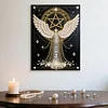 DIY Pearl Painting Angel for Home Wall Decor with Frame(30x40cm)