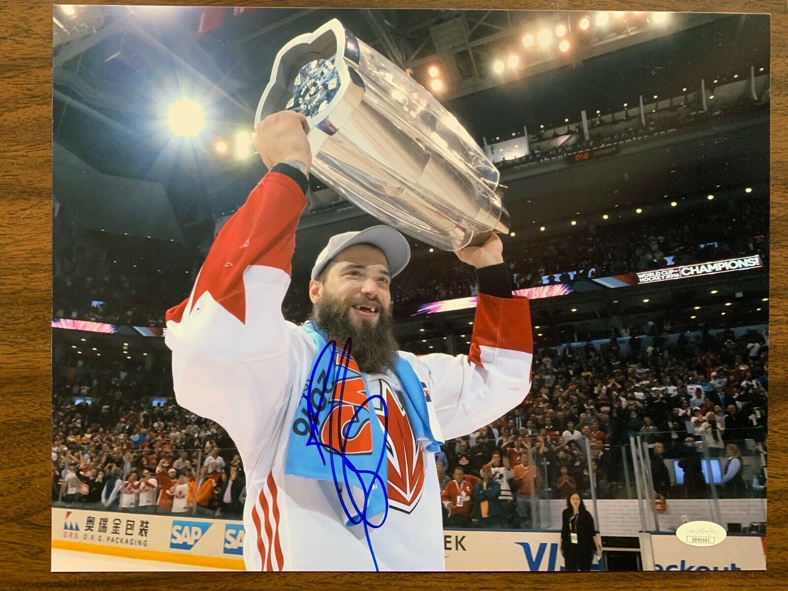 Team Canada Brent Burns Signed Autographed 11x14 Photo Poster painting JSA COA