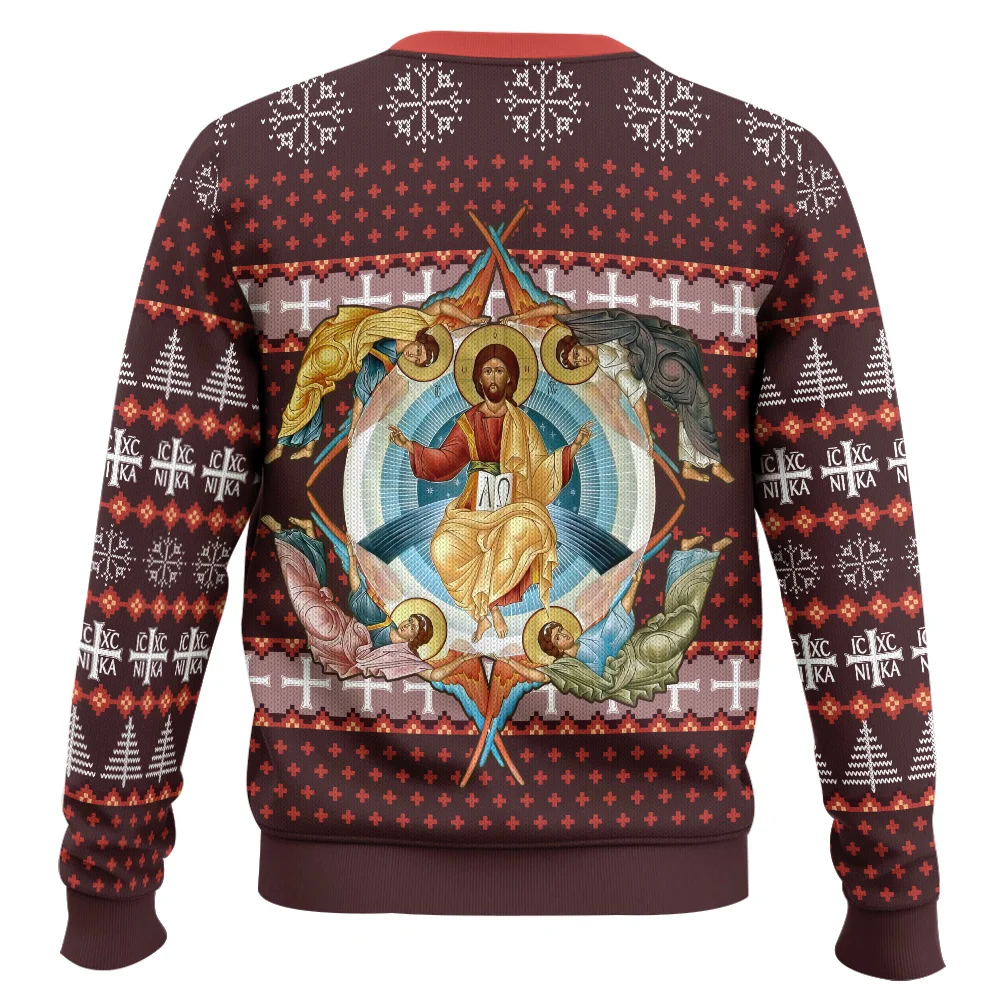 Jesus Orthodox Ugly Christmas Sweater