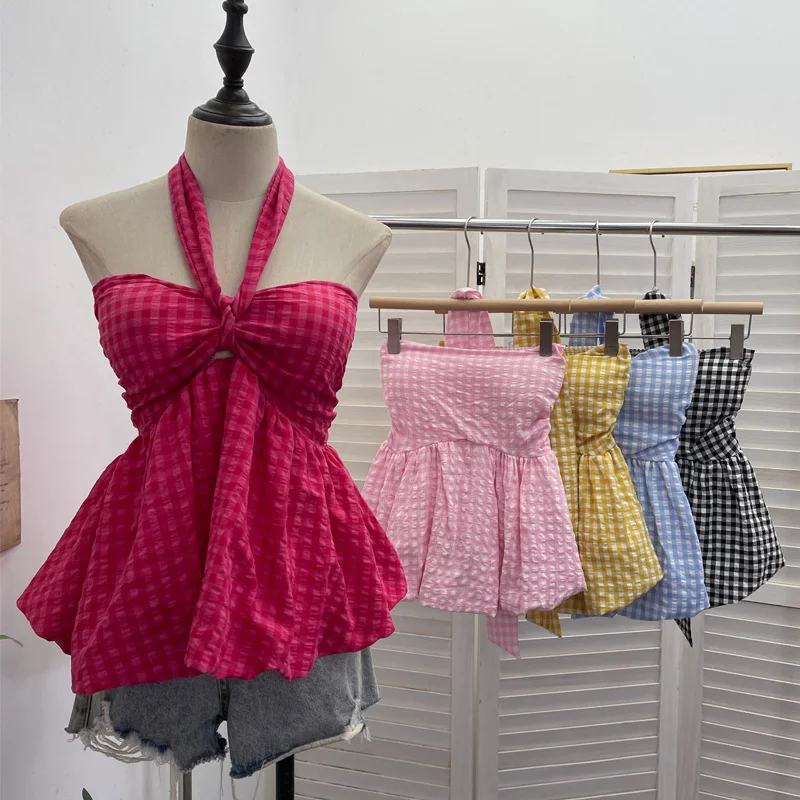 Nigikala Nigikala Shooting Retro Irregularly Hollow Knitted Jersey Dress Girl With Hottie Word Shoulder Collar Blouse 8101