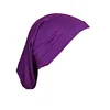 Plain Color Tube Base Cap High Elastic Women's Hijab Cap