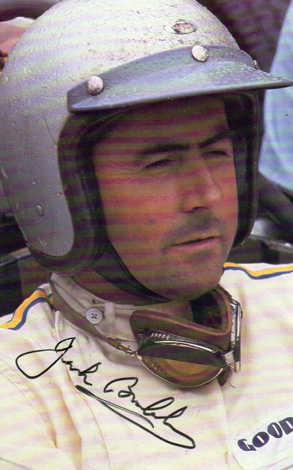 JACK BRABHAM AUTOGRAPH, MOTOR SPORT, F1