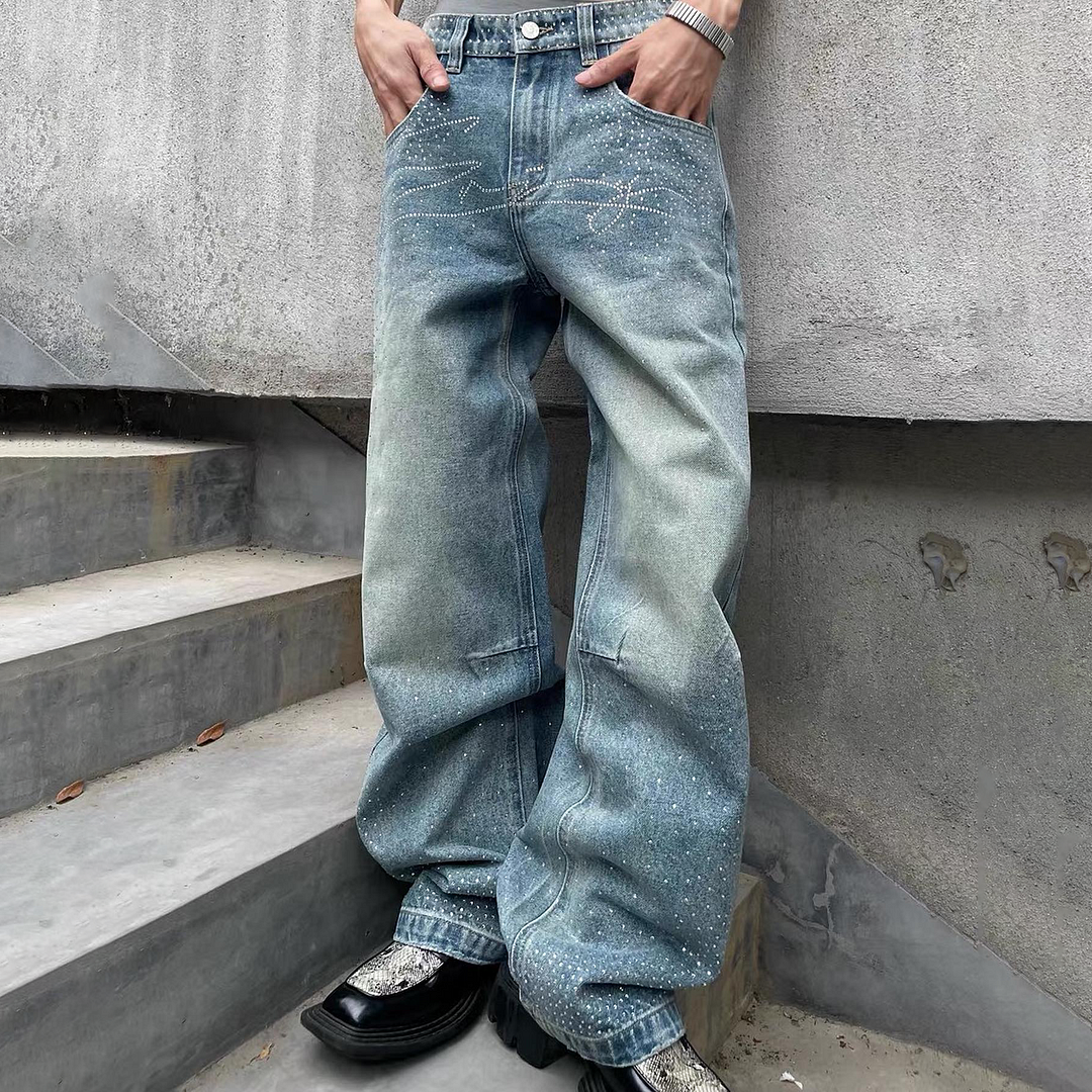 Diamond Casual Street Vintage Jeans