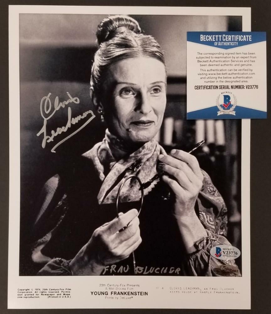 Cloris Leachman signed Frau Blucher