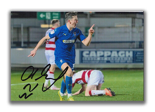 CALLUM REILLY HAND SIGNED 6X4 Photo Poster painting - AFC WIMBLEDON - FOOTBALL AUTOGRAPH 6.