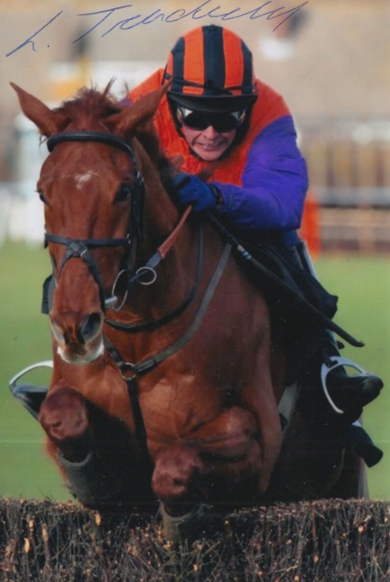 LIAM TREADWELL HAND SIGNED 6X4 Photo Poster painting HORSE RACING 1.